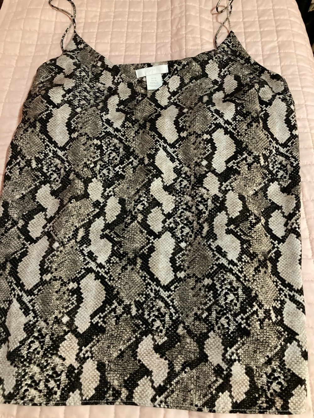 H&M Bundle-Pair of Excellent Condition Printed Sleeveless Tops! Size Medium - Picture 4 of 6